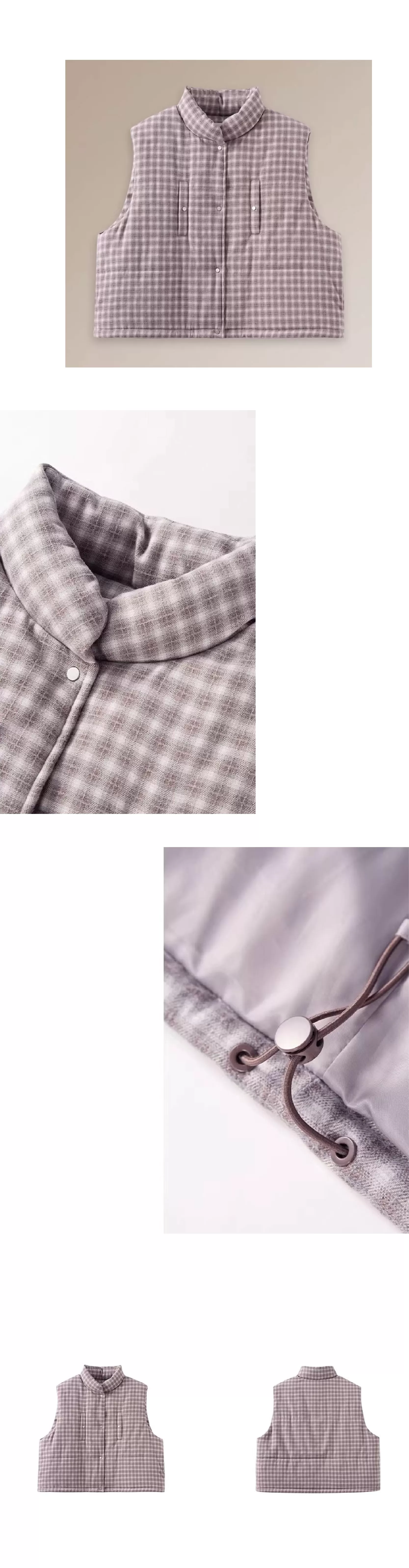 清新韓女格紋時髦疊穿保暖棉服立領短款寬鬆顯瘦馬甲女,清新韓女格紋時髦疊穿保暖棉服立領短款寬鬆顯瘦馬甲女,HBEW5123,清新韓女格紋時髦疊穿保暖棉服立領短款寬鬆顯瘦馬甲女,清新格紋,細節滿分