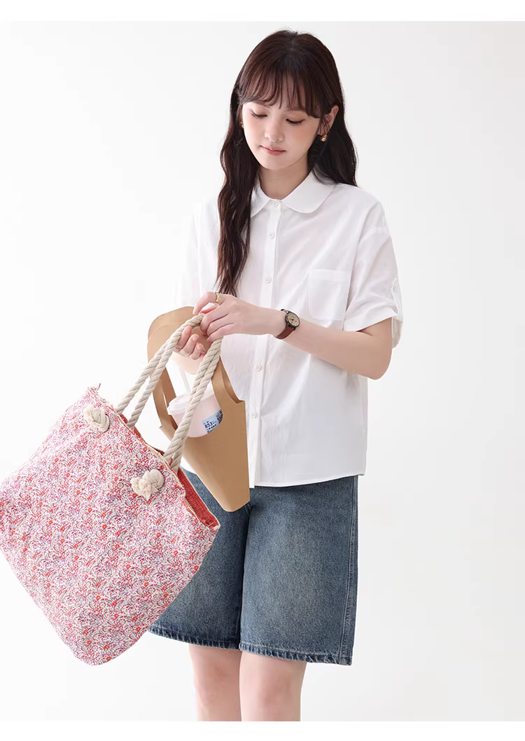 日系白色純棉短袖襯衫女夏季新款基本款寬鬆上衣,日系白色純棉短袖襯衫女夏季新款基本款寬鬆上衣,HBFS1084,日系白色純棉短袖襯衫女夏季新款基本款寬鬆上衣,日系清新,全棉面料