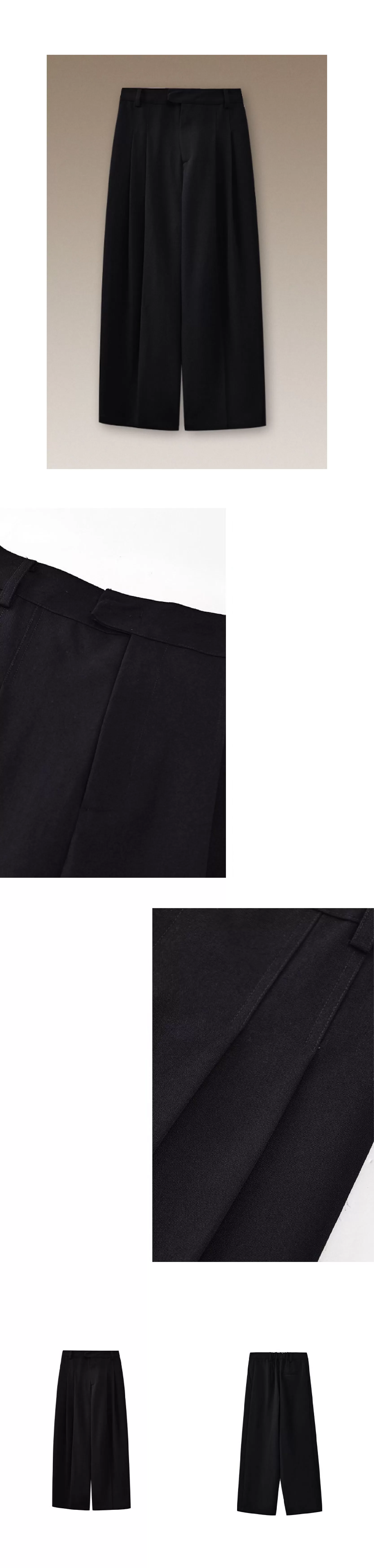 紳士通勤西裝褲俐落剪裁簡約法式高腰顯瘦錐形九分褲女