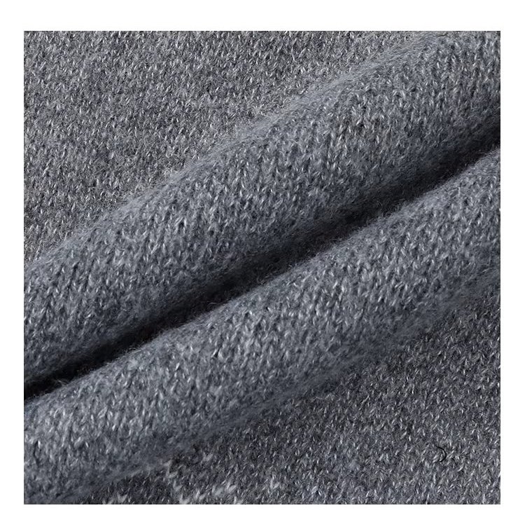 灰色提花海軍領毛衣女冬新款費爾島寬鬆長袖上衣,灰色提花海軍領毛衣女冬新款費爾島寬鬆長袖上衣,HBEW1191,灰色提花海軍領毛衣女冬新款費爾島寬鬆長袖上衣,海軍領,費爾島圖騰