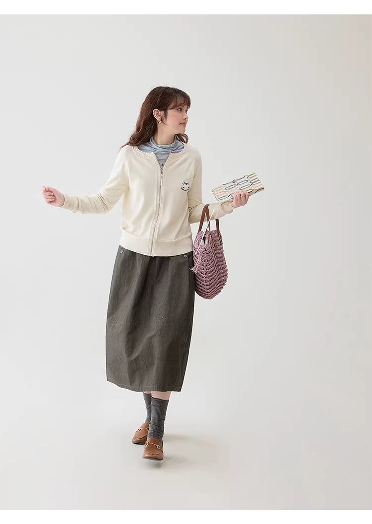 刺繡小馬拉鏈針織開襟衫女26春季新款純棉長袖上衣,刺繡小馬拉鏈針織開襟衫女26春季新款純棉長袖上衣,HBFS5000,刺繡小馬拉鏈針織開襟衫女26春季新款純棉長袖上衣,小馬刺繡,全棉面料