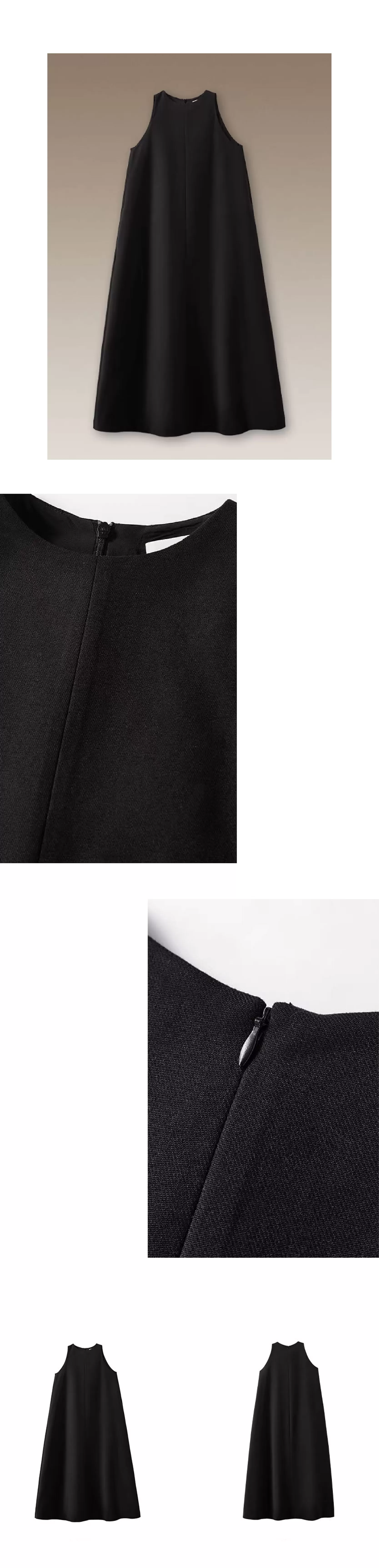 搖曳步履優雅A字顯瘦廓形圓領背心長款通勤垂感洋裝,搖曳步履優雅A字顯瘦廓形圓領背心長款通勤垂感洋裝,HBFS7009,搖曳步履優雅A字顯瘦廓形圓領背心長款通勤垂感洋裝,親膚舒適,簡約剪裁