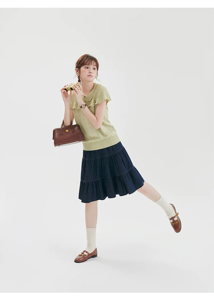 法式花邊短袖鏤空針織衫女夏季新款甜美小眾上衣,法式花邊短袖鏤空針織衫女夏季新款甜美小眾上衣,HBFS1285,法式花邊短袖鏤空針織衫女夏季新款甜美小眾上衣,花邊造型,簍空針織