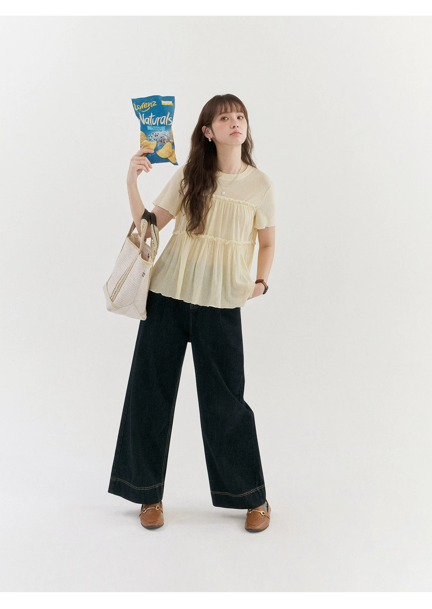 復古黑藍色高腰寬鬆牛仔褲女26夏季新款百搭直筒長褲,復古黑藍色高腰寬鬆牛仔褲女26夏季新款百搭直筒長褲,HBFS3083,復古黑藍色高腰寬鬆牛仔褲女26夏季新款百搭直筒長褲,高腰直筒,丹寧面料