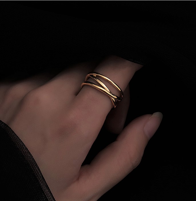歐美氣質簡約個性時尚指環戒指