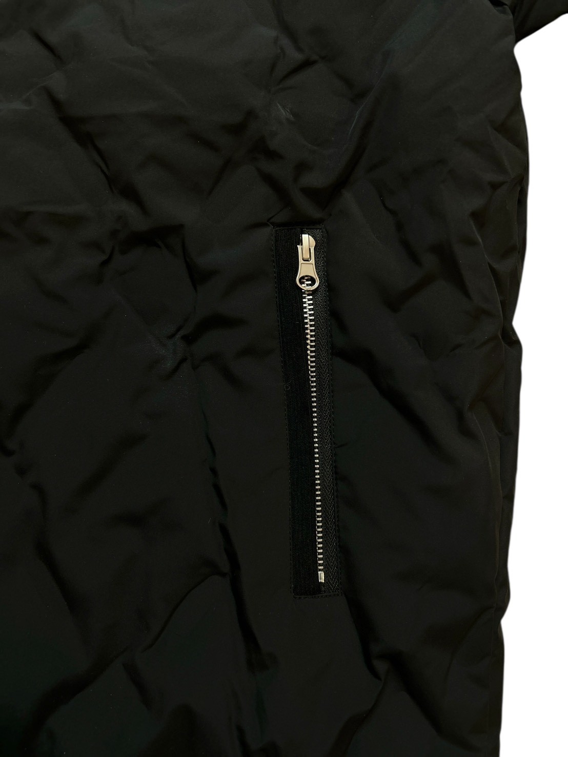 嵐山星空通勤顯瘦立領落肩款式羽絨衣保暖鎖溫白鴨絨外套