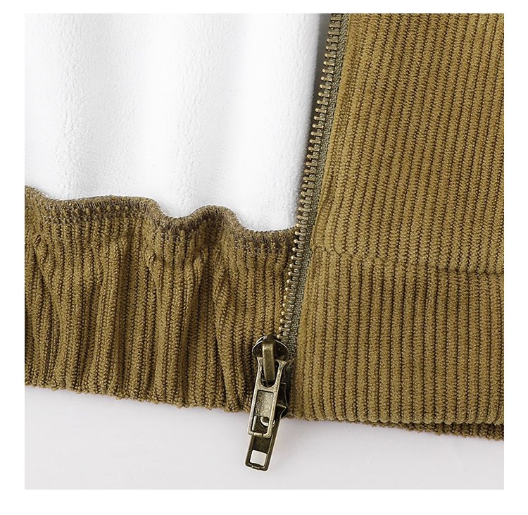 韓系雙頭拉鍊燈芯絨外套女秋季新款長袖夾克上衣,韓系雙頭拉鍊燈芯絨外套女秋季新款長袖夾克上衣,HBEW5072,韓系雙頭拉鍊燈芯絨外套女秋季新款長袖夾克上衣,復古夾克,燈芯絨