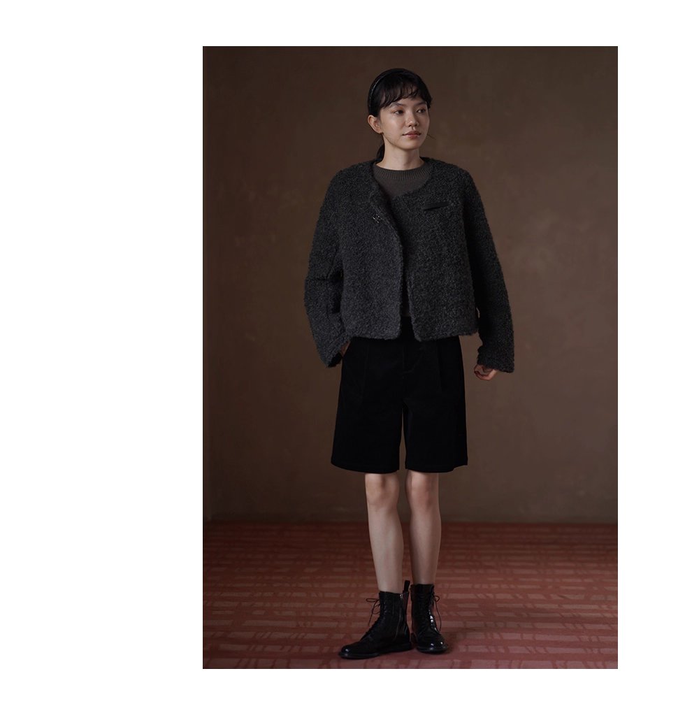 閉眼入基本款100綿羊毛寬鬆圓領柔軟內搭顯瘦針織上衣女