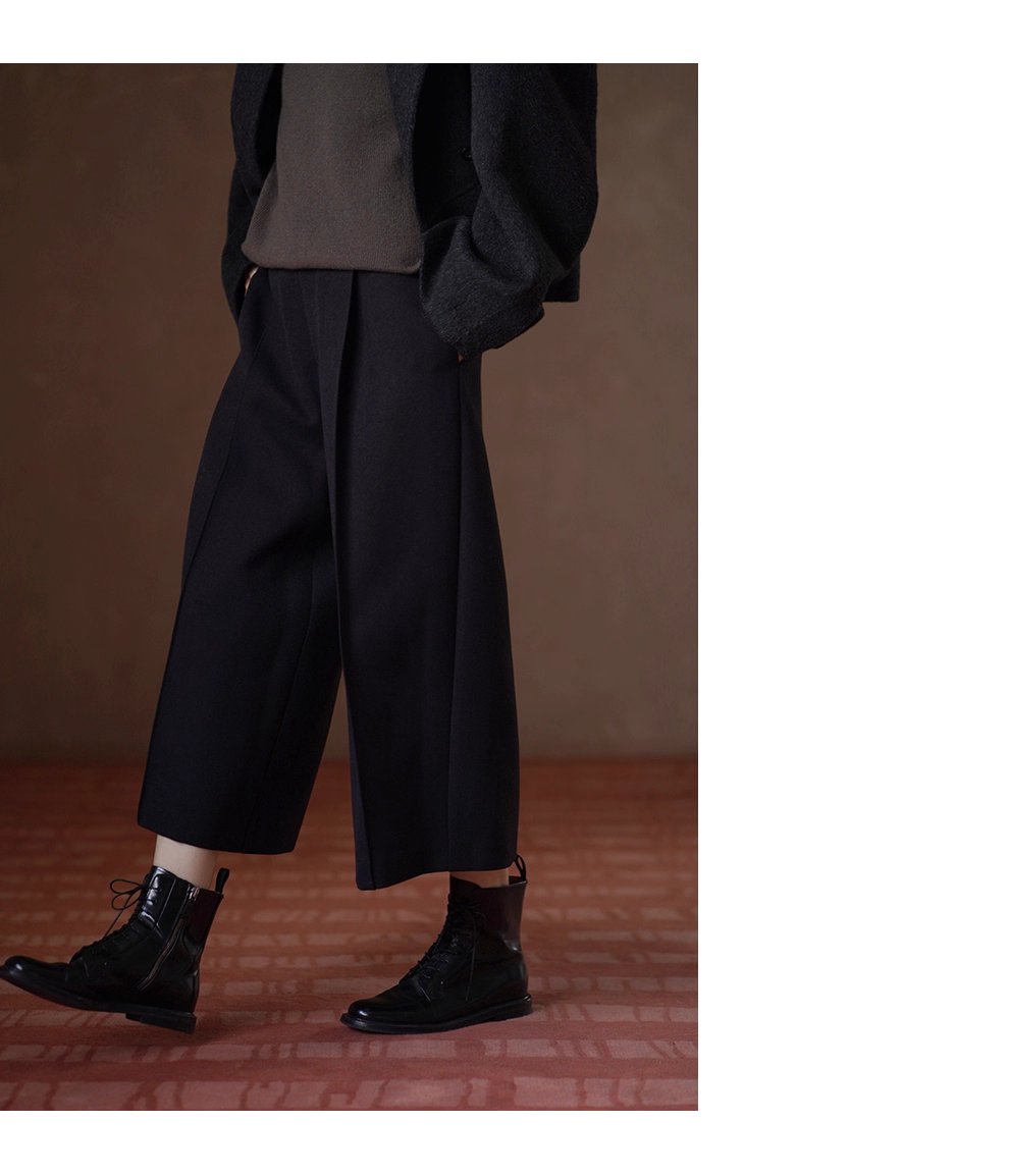 無聲藏肉挺縫線顯瘦時尚抗皺八分褲直筒寬鬆通勤西裝褲女,無聲藏肉挺縫線顯瘦時尚抗皺八分褲直筒寬鬆通勤西裝褲女,HBEW3037,無聲藏肉挺縫線顯瘦時尚抗皺八分褲直筒寬鬆通勤西裝褲女,扣袢設計,遮肉廓形