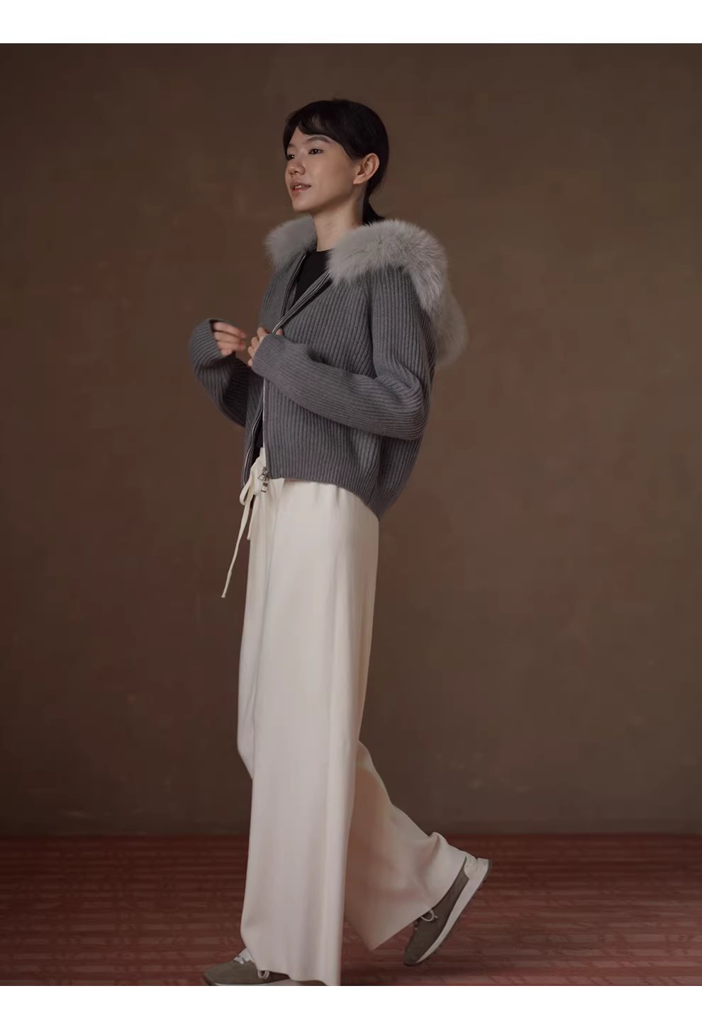 溫柔鬆弛寬鬆高支羊毛混紡高腰鬆緊針織褲顯瘦通勤長褲,溫柔鬆弛寬鬆高支羊毛混紡高腰鬆緊針織褲顯瘦通勤長褲,HBEW3044,溫柔鬆弛寬鬆高支羊毛混紡高腰鬆緊針織褲顯瘦通勤長褲,闊腿寬褲,羊毛混紡