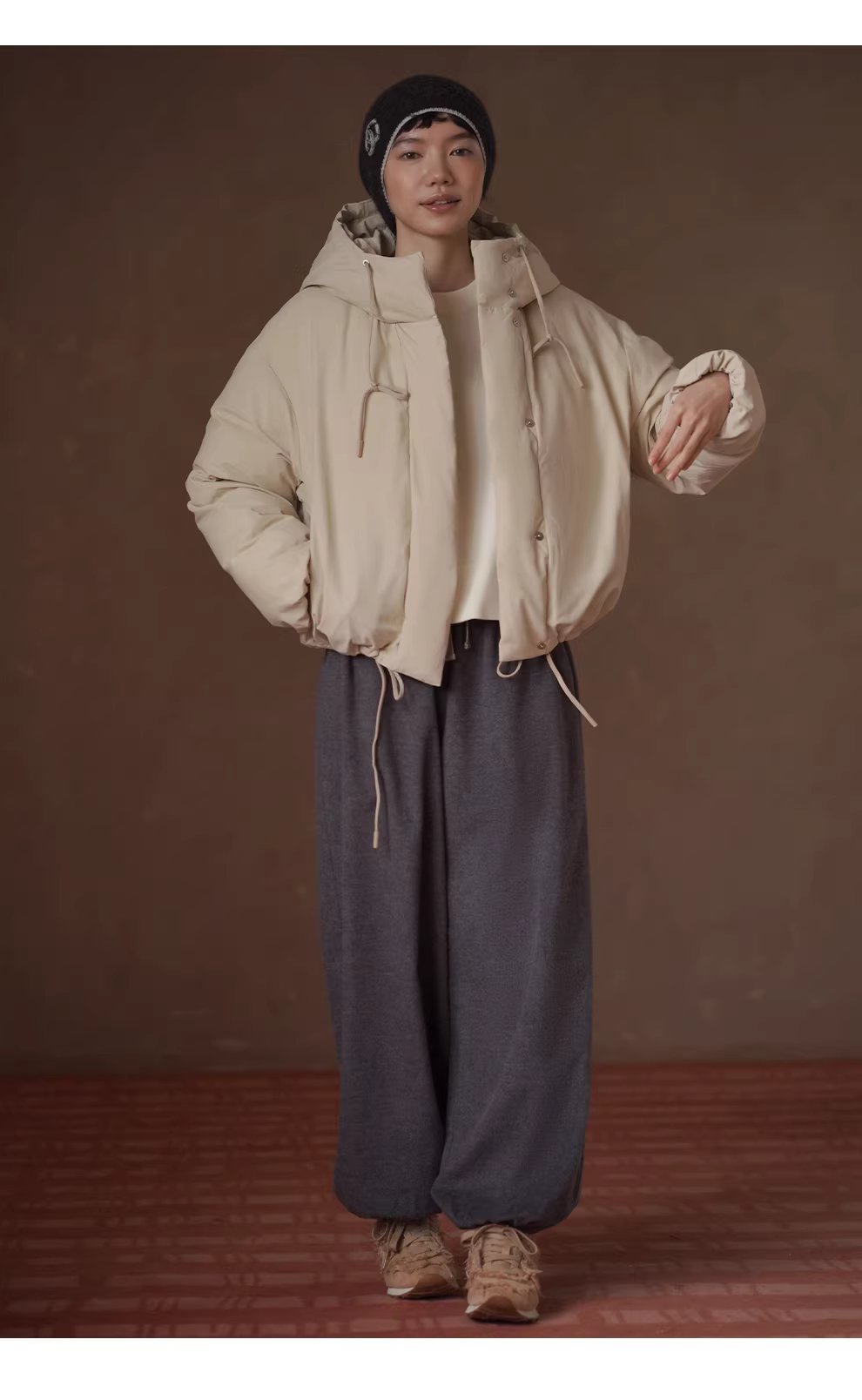 特殊集圈織法新型纖維升溫保暖落肩寬鬆彈性針織上衣女,特殊集圈織法新型纖維升溫保暖落肩寬鬆彈性針織上衣女,HBEW1162,特殊集圈織法新型纖維升溫保暖落肩寬鬆彈性針織上衣女,簡約質感,羅紋縮口