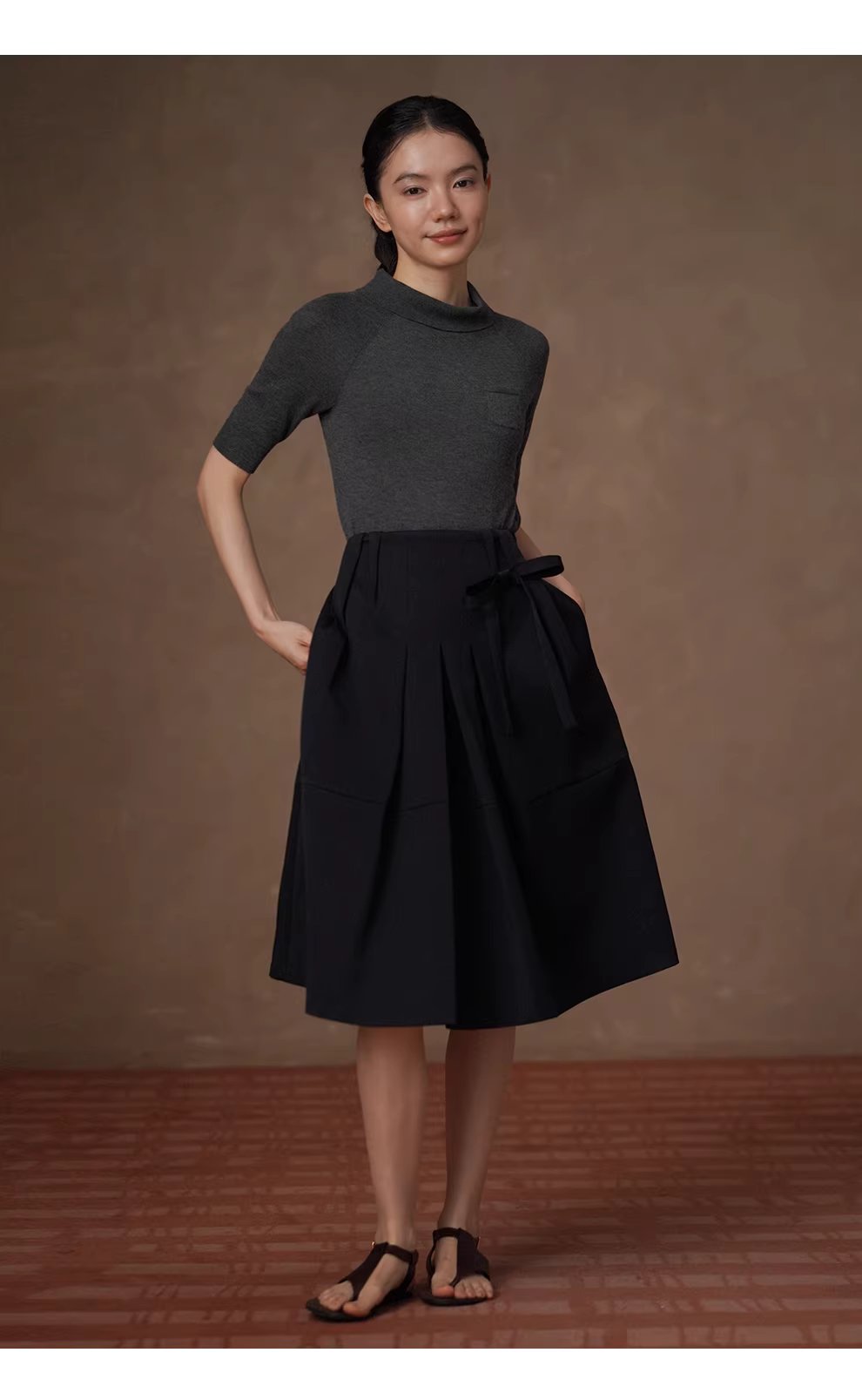 學院至上可拆式蝴蝶結立體褶襉設計A字顯瘦蓬蓬半身裙女,學院至上可拆式蝴蝶結立體褶襉設計A字顯瘦蓬蓬半身裙女,HBFS2010,學院至上可拆式蝴蝶結立體褶襉設計A字顯瘦蓬蓬半身裙女,不意變形,立體皺褶