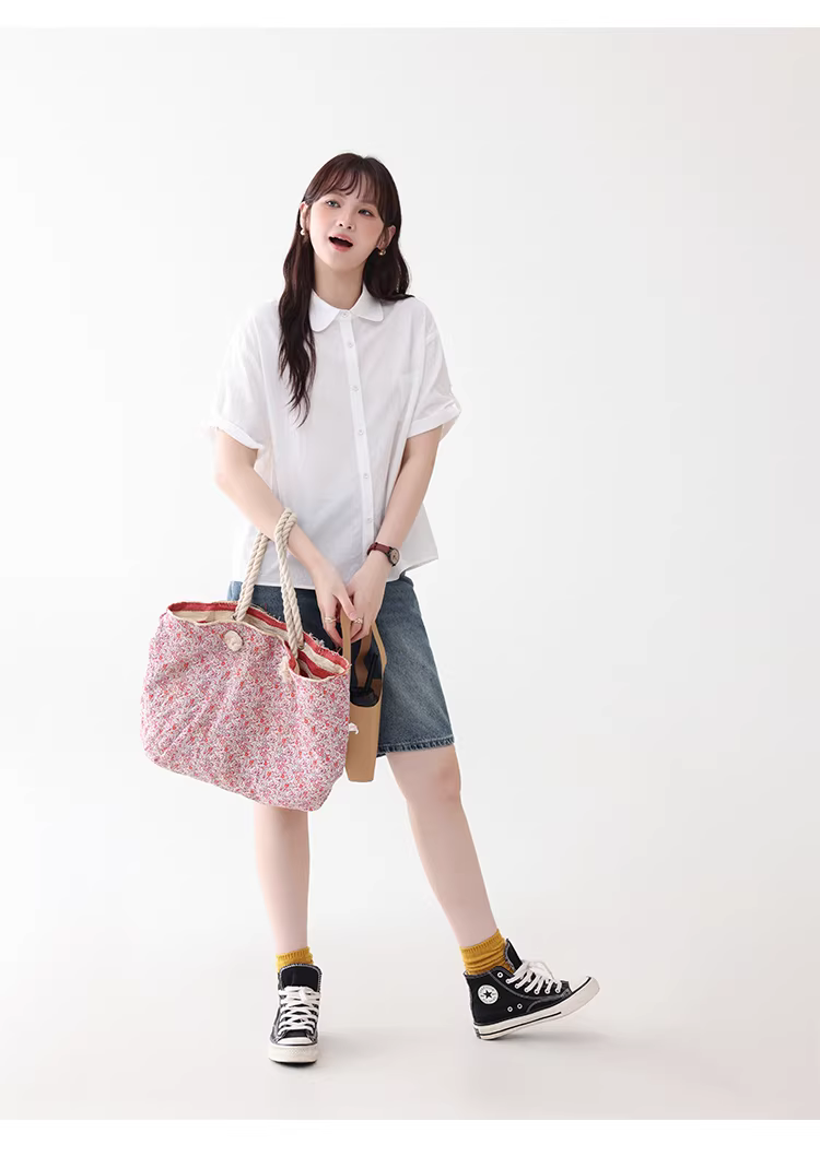 日系白色純棉短袖襯衫女夏季新款基本款寬鬆上衣,日系白色純棉短袖襯衫女夏季新款基本款寬鬆上衣,HBFS1084,日系白色純棉短袖襯衫女夏季新款基本款寬鬆上衣,日系清新,全棉面料