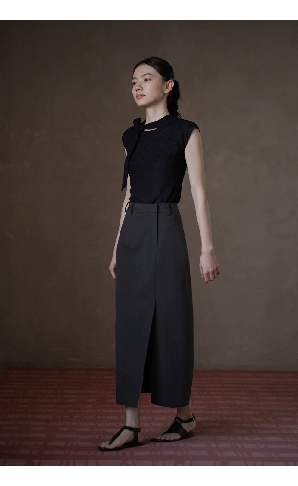 不出錯通勤半身裙俐落簡約品質垂感顯瘦高腰西裝裙女,不出錯通勤半身裙俐落簡約品質垂感顯瘦高腰西裝裙女,HBFS2023,不出錯通勤半身裙俐落簡約品質垂感顯瘦高腰西裝裙女,寬腰不勒,直筒開岔