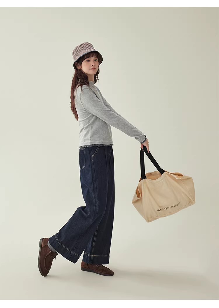 拼接螺紋邊半高領厚T恤女冬季新款灰色內搭上衣,拼接螺紋邊半高領厚T恤女冬季新款灰色內搭上衣,HBEW1143,拼接螺紋邊半高領厚T恤女冬季新款灰色內搭上衣,半高領,舒適面料