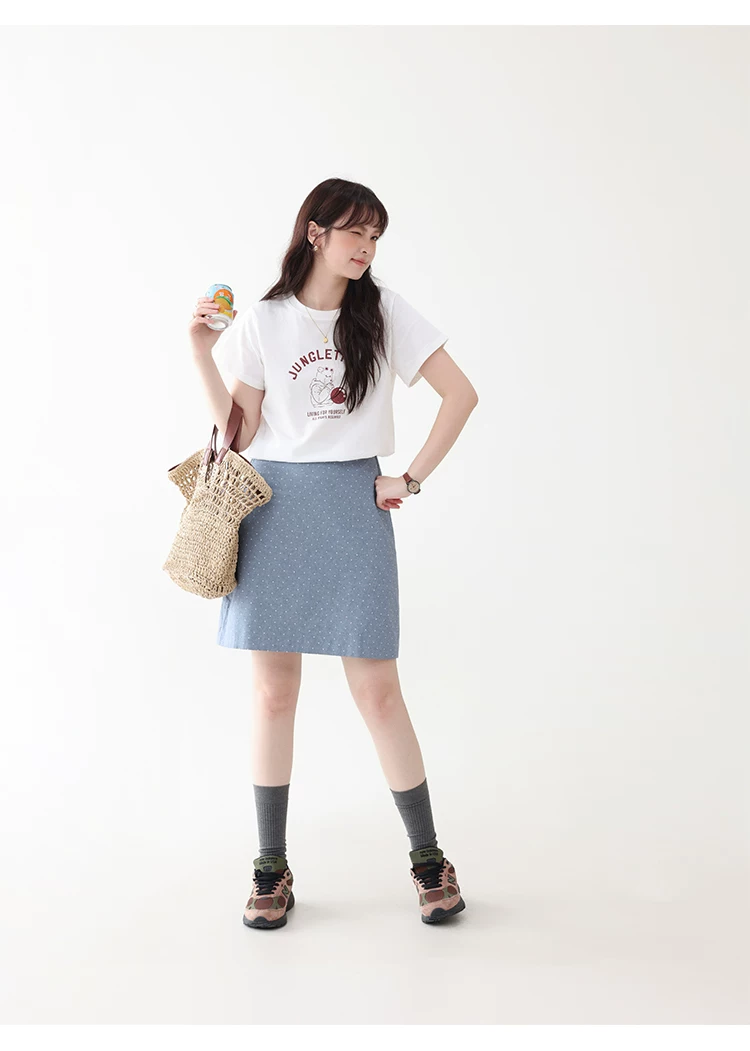 卡通印花寬鬆純棉短袖T恤女夏新款時尚百搭圓領上衣,卡通印花寬鬆純棉短袖T恤女夏新款時尚百搭圓領上衣,HBFS1114,卡通印花寬鬆純棉短袖T恤女夏新款時尚百搭圓領上衣,童趣印花,全棉面料