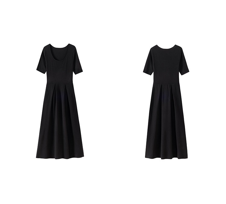 優雅氣質赫本風小黑裙收腰顯瘦高彈冰絲不悶熱連身裙洋裝,優雅氣質赫本風小黑裙收腰顯瘦高彈冰絲不悶熱連身裙洋裝,HBDS7028,優雅氣質赫本風小黑裙收腰顯瘦高彈冰絲不悶熱連身裙洋裝,優雅赫本風,高彈冰絲