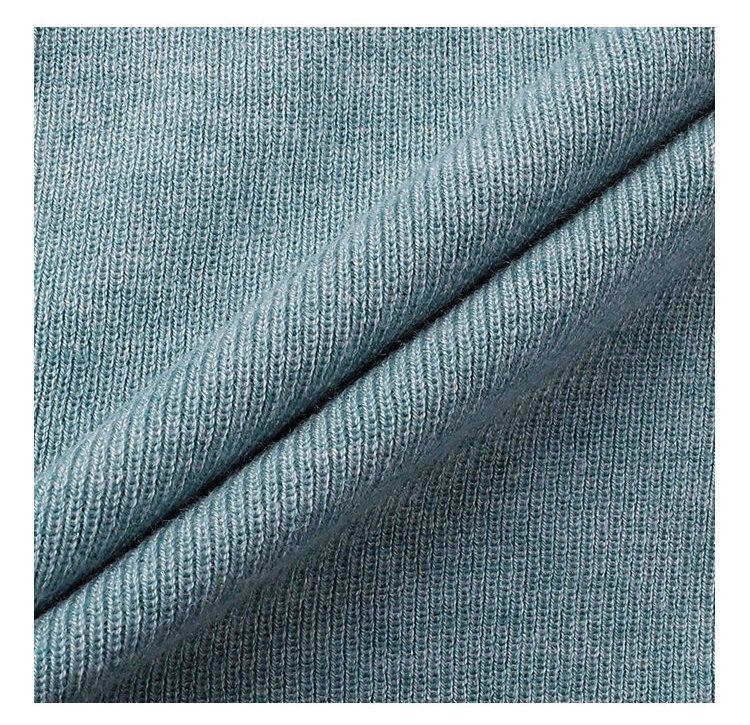 藍色圓領針織衫女秋季絕美短款修身長袖開襟衫上衣