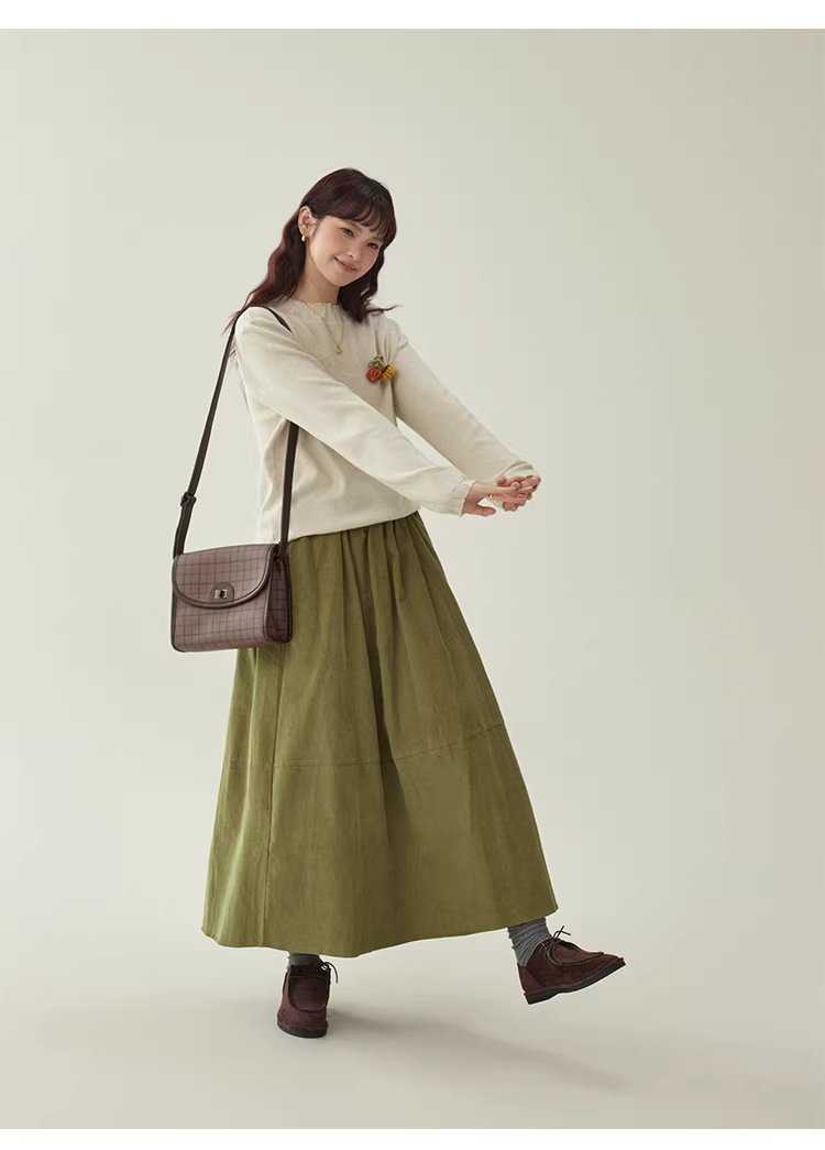 可愛胸針羊毛混紡針織衫女冬季新款慵懶長袖上衣,可愛胸針羊毛混紡針織衫女冬季新款慵懶長袖上衣,HBEW1154,可愛胸針羊毛混紡針織衫女冬季新款慵懶長袖上衣,童趣胸針,羊毛混紡