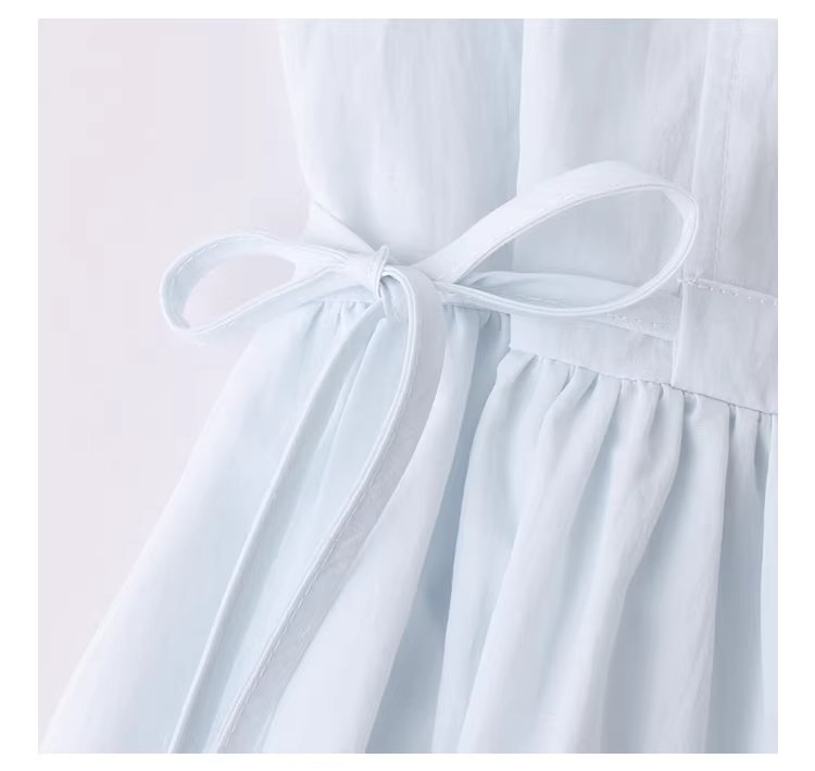 純色繫帶收腰大擺洋裝女26夏季新款polo領長裙,純色繫帶收腰大擺洋裝女26夏季新款polo領長裙,HBFS7017,純色繫帶收腰大擺洋裝女26夏季新款polo領長裙,襯衫洋裝,天絲混棉