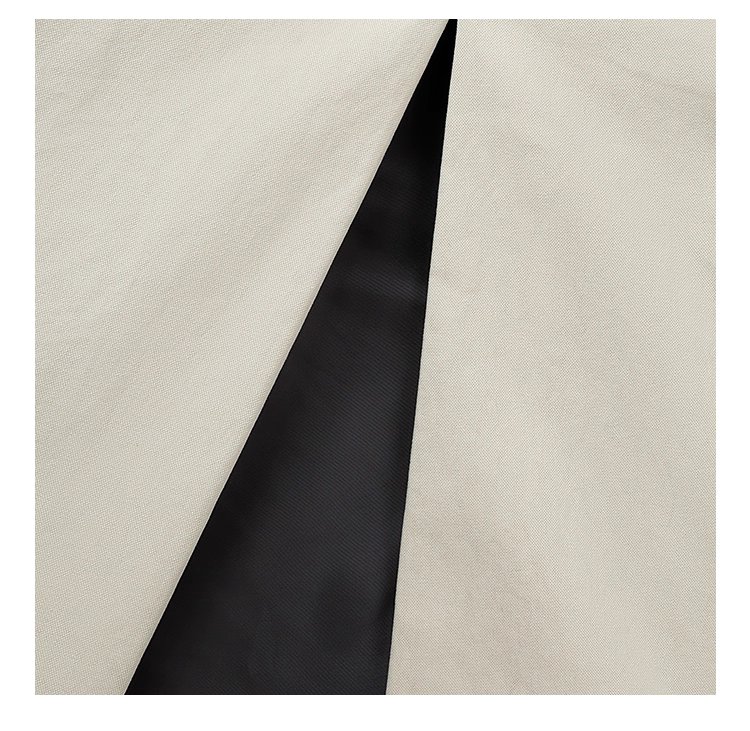 日系純色立領長風衣外套女秋新款寬鬆長袖上衣