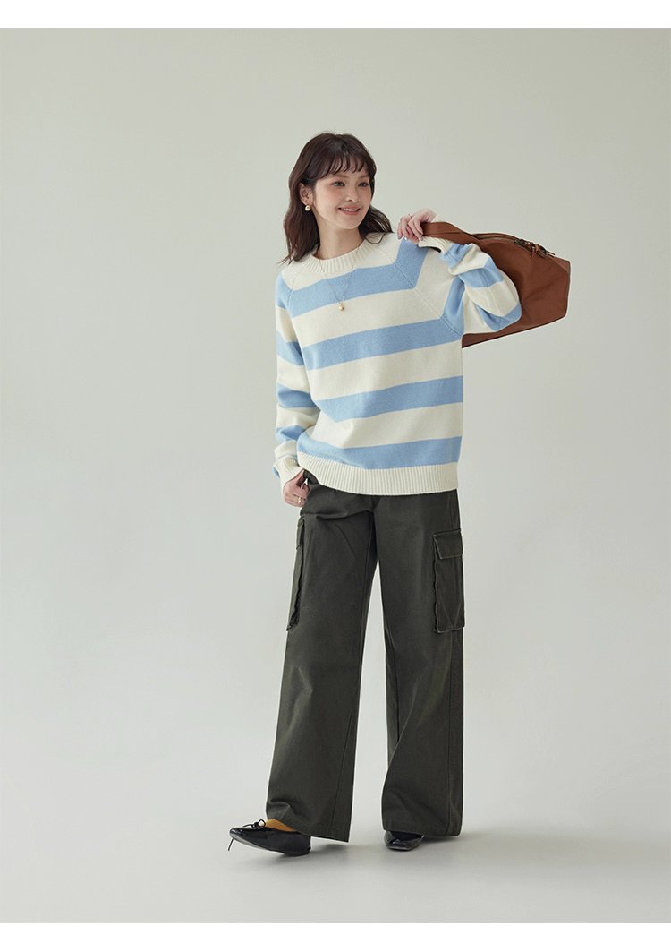 繫帶高腰純棉直筒休閒褲女秋季新款百搭工裝長褲,繫帶高腰純棉直筒休閒褲女秋季新款百搭工裝長褲,HBEW3026,繫帶高腰純棉直筒休閒褲女秋季新款百搭工裝長褲,高腰直筒,全棉面料