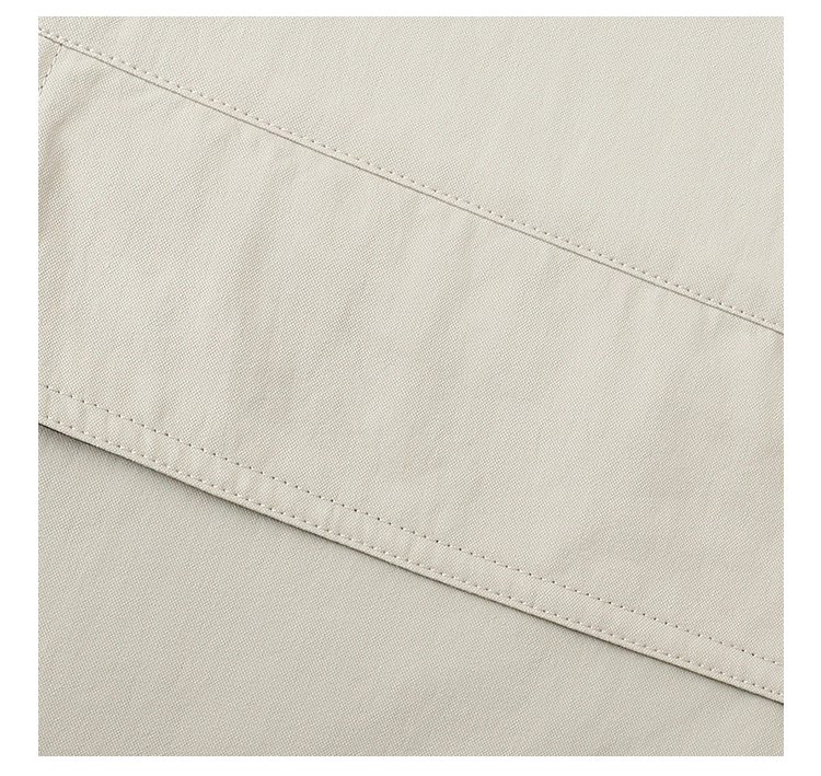 日系純色立領長風衣外套女秋新款寬鬆長袖上衣