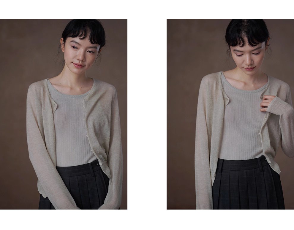 輕柔糯感薄款羊駝綿羊毛混紡蓬鬆朦朧正肩顯瘦針織外套