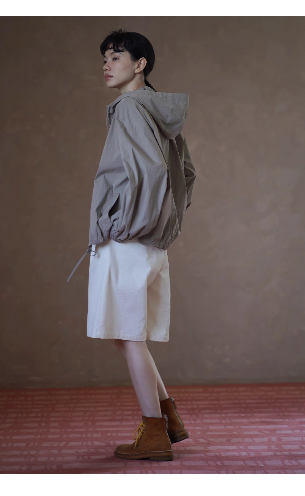 健行溯溪無負擔輕戶外透氣寬鬆H版型顯瘦連帽沖風衣外套