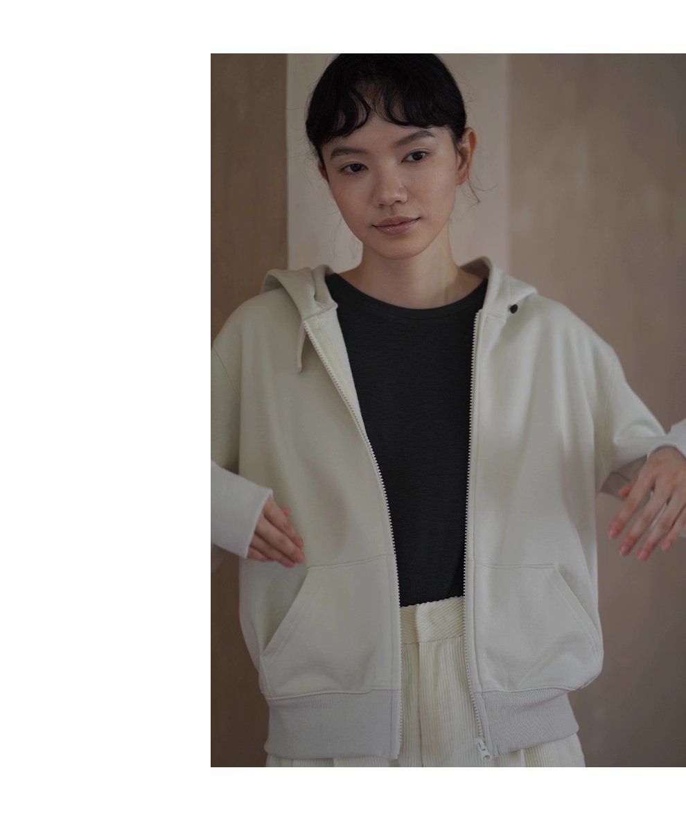 輕鬆休閒高克重親膚100棉針織衛衣布料連帽短版顯瘦外套