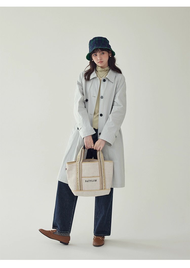 韓系單扣中長款風衣外套女25秋季新款長袖上衣