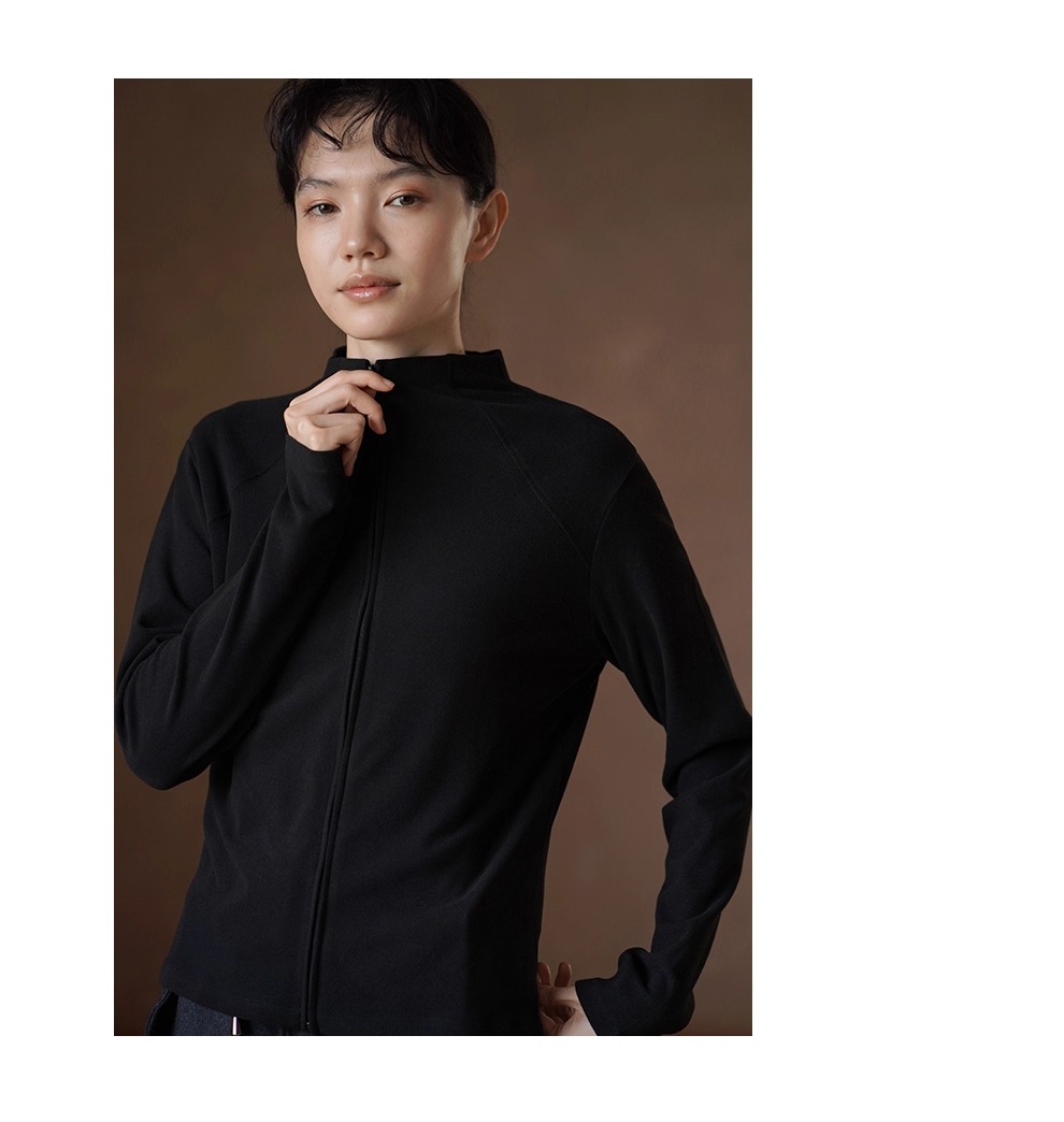 閉眼入基本彈性軟糯親膚保暖顯瘦剪裁外穿瑜珈合身外套