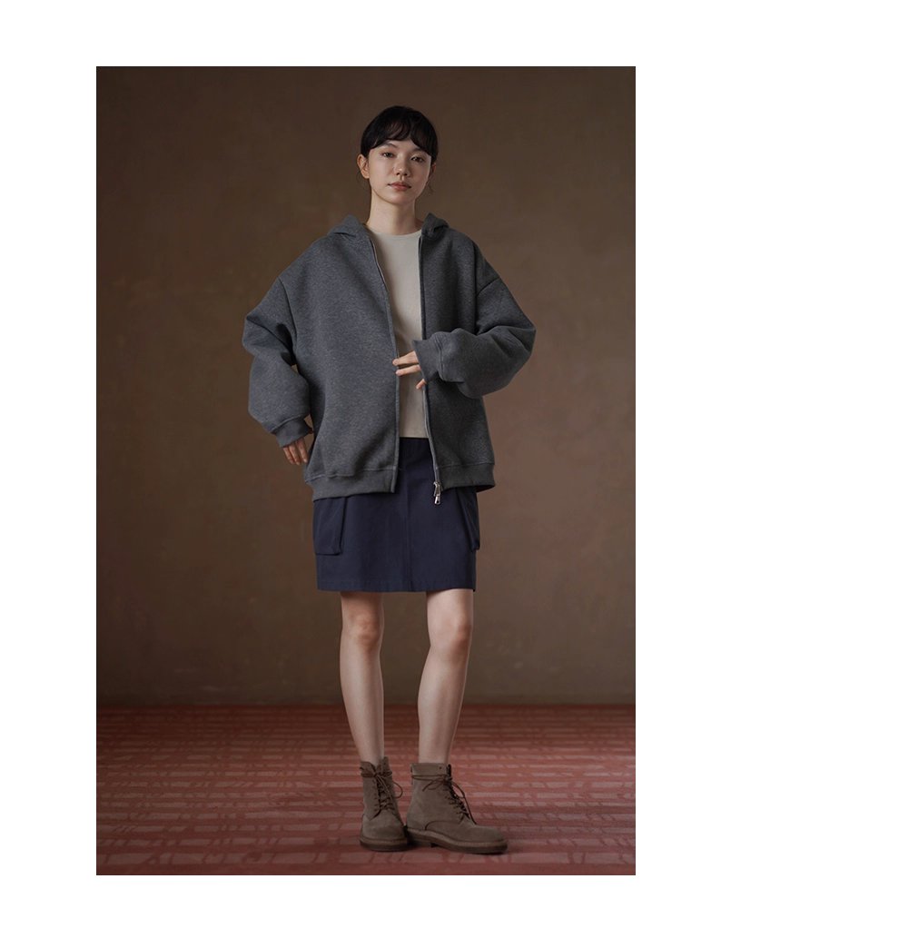 強包容配色基本款內搭可調式連結袖口圓領寬鬆T恤上衣女