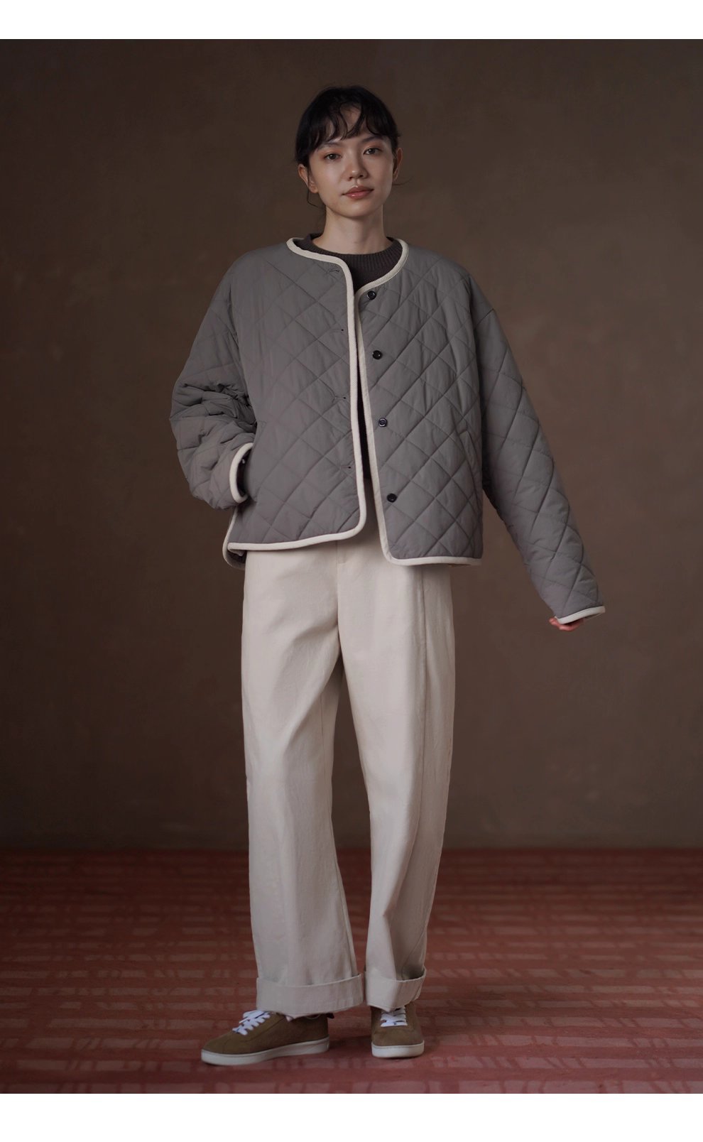 閉眼入基本款100綿羊毛寬鬆圓領柔軟內搭顯瘦針織上衣女