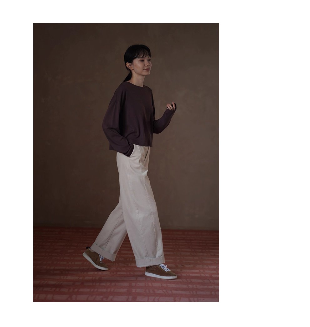 立體顯瘦挺括100棉細膩燈芯絨寬鬆直筒高腰休閒百搭長褲,立體顯瘦挺括100棉細膩燈芯絨寬鬆直筒高腰休閒百搭長褲,HBEW3035,立體顯瘦挺括100棉細膩燈芯絨寬鬆直筒高腰休閒百搭長褲,高腰直筒,燈芯絨