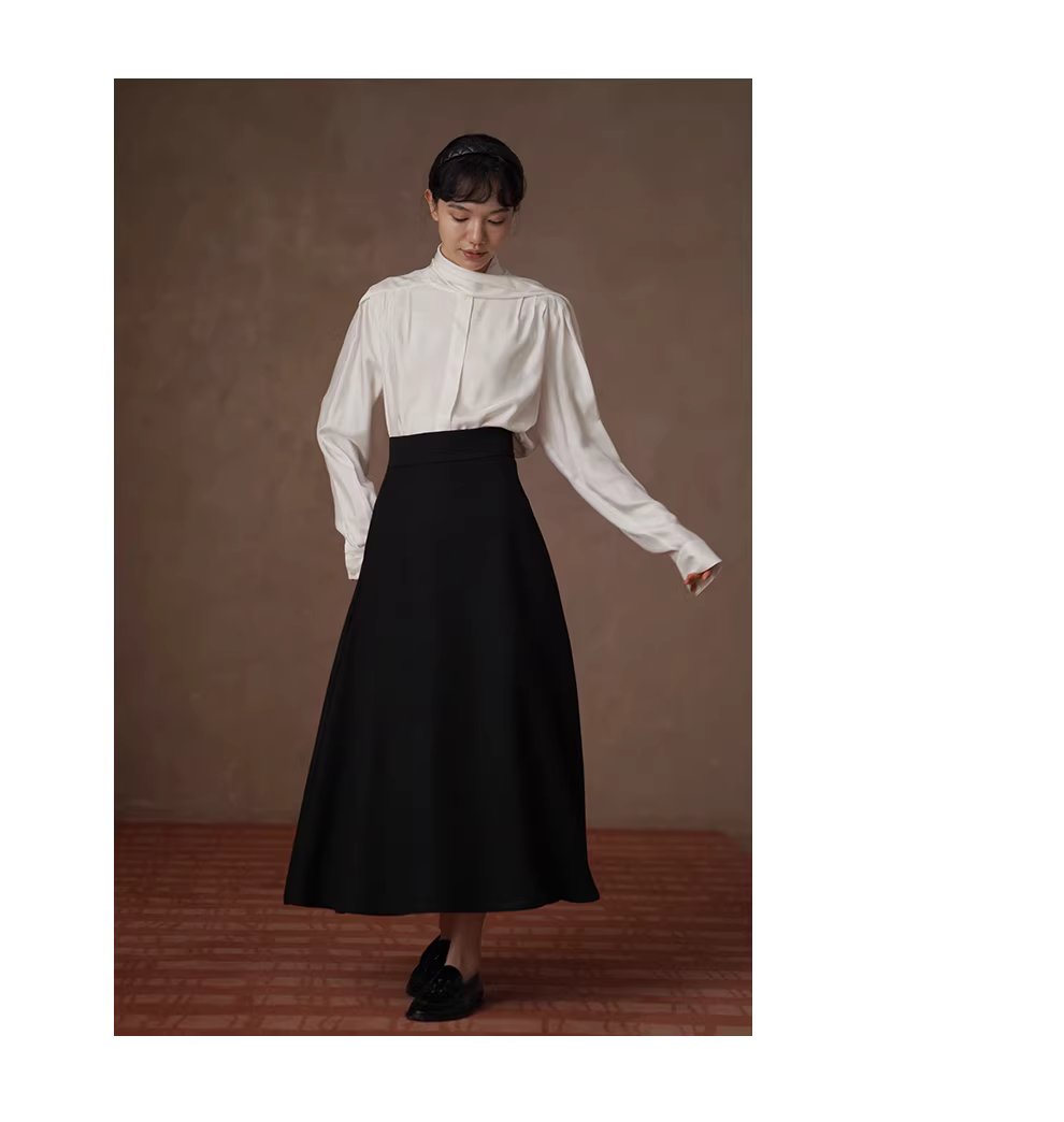 優雅起舞高質斜紋布料A字顯瘦裙擺長通勤高腰半身裙女,優雅起舞高質斜紋布料A字顯瘦裙擺長通勤高腰半身裙女,HBEW2026,優雅起舞高質斜紋布料A字顯瘦裙擺長通勤高腰半身裙女,通勤俐落,斜紋面料