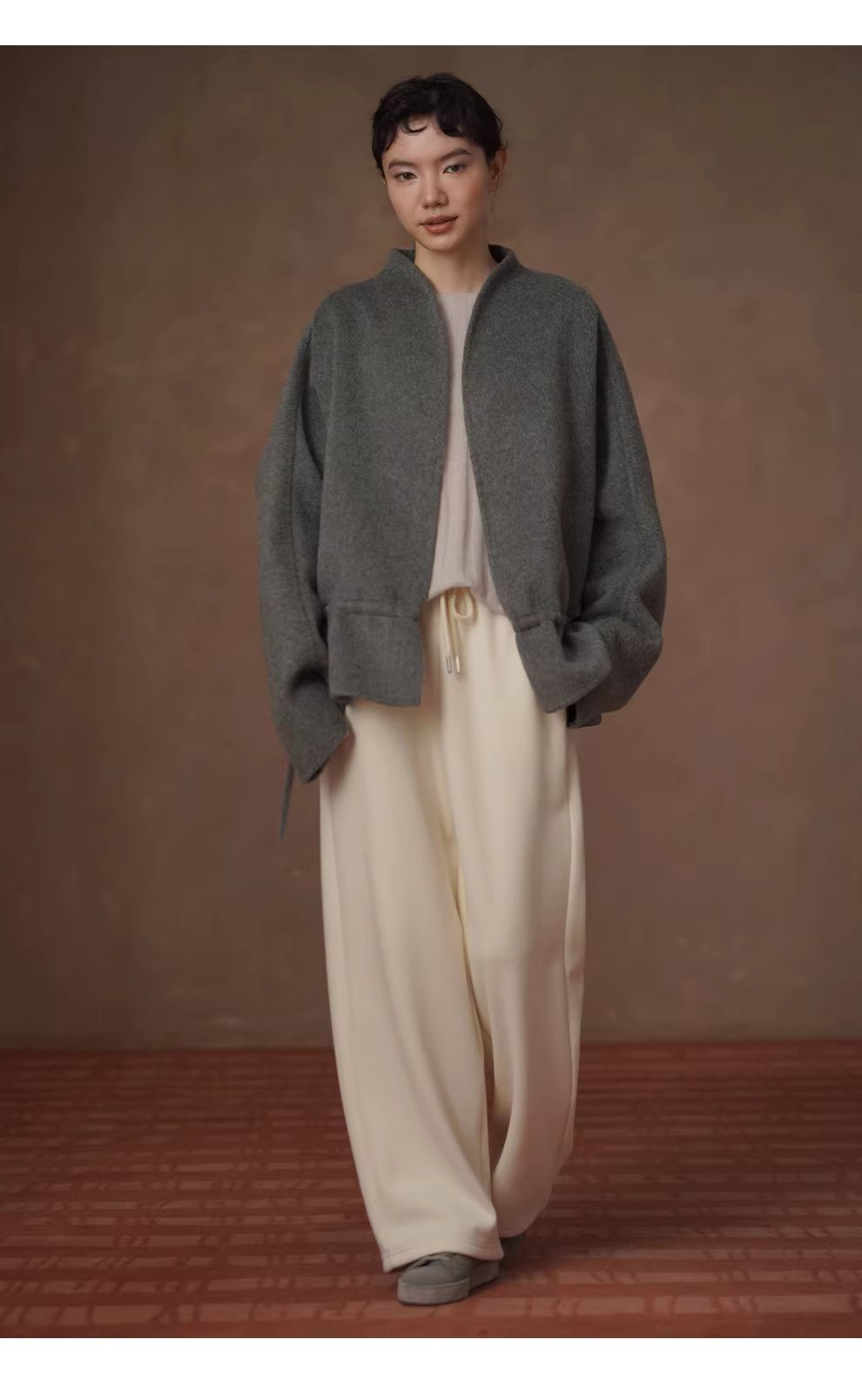 降溫警告加厚保暖雪花絨寬鬆直筒高腰顯瘦慵懶休閒長褲,降溫警告加厚保暖雪花絨寬鬆直筒高腰顯瘦慵懶休閒長褲,HBEW3050,降溫警告加厚保暖雪花絨寬鬆直筒高腰顯瘦慵懶休閒長褲,直筒闊腿,加絨蓄熱