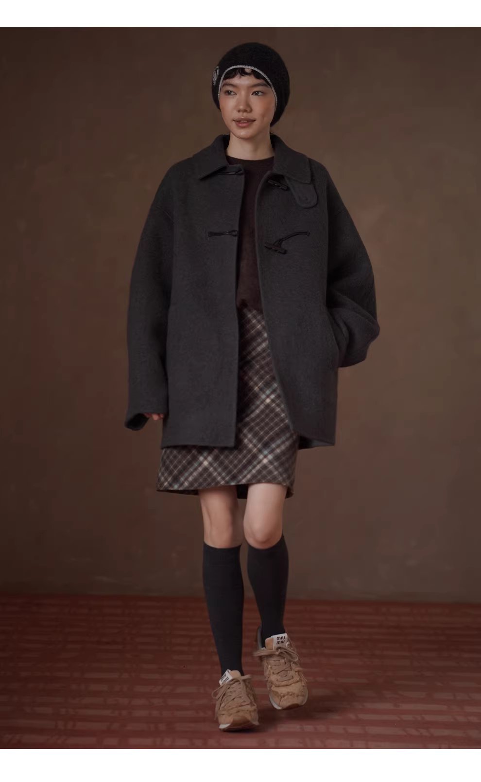 糖炒栗子毛衣高品羊絨羊毛混紡寬鬆圓領顯瘦針織上衣女,糖炒栗子毛衣高品羊絨羊毛混紡寬鬆圓領顯瘦針織上衣女,HBEW1163,糖炒栗子毛衣高品羊絨羊毛混紡寬鬆圓領顯瘦針織上衣女,質感單品,羊毛羊絨