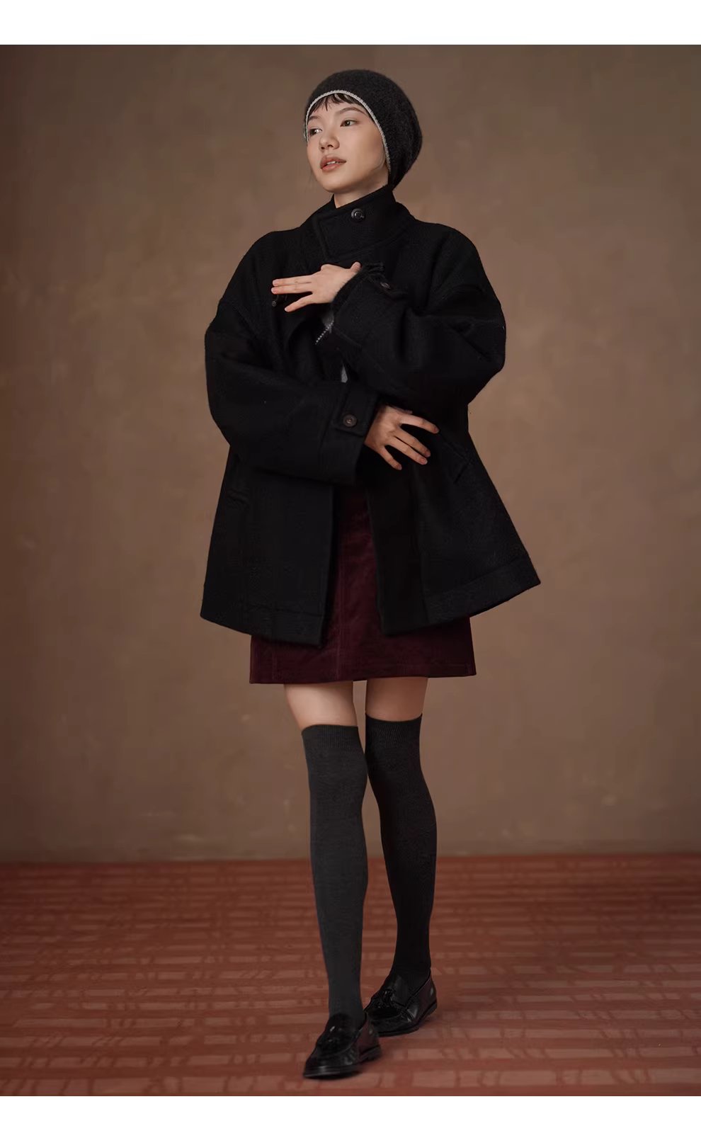 新篇章細軟坑條燈芯絨A字版型立體分割高腰顯瘦半身裙女,新篇章細軟坑條燈芯絨A字版型立體分割高腰顯瘦半身裙女,HBEW2040,新篇章細軟坑條燈芯絨A字版型立體分割高腰顯瘦半身裙女,復古甜美,燈芯絨