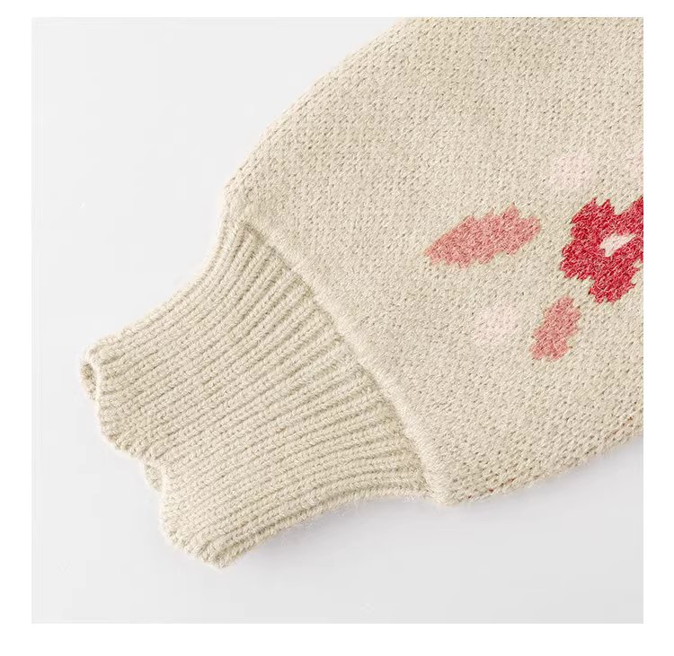 漸層小花加厚毛衣開襟衫女冬季新款蕾絲單排扣上衣,漸層小花加厚毛衣開襟衫女冬季新款蕾絲單排扣上衣,HBEW1196,漸層小花加厚毛衣開襟衫女冬季新款蕾絲單排扣上衣,花邊衣襬,小花針織