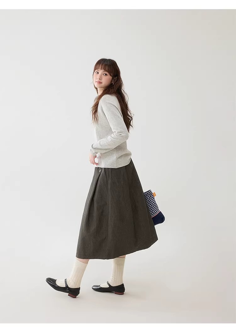 撞色領半開扣純棉針織衫女春季新款簡約百搭上衣,撞色領半開扣純棉針織衫女春季新款簡約百搭上衣,HBFS1006,撞色領半開扣純棉針織衫女春季新款簡約百搭上衣,半開排扣,全棉面料