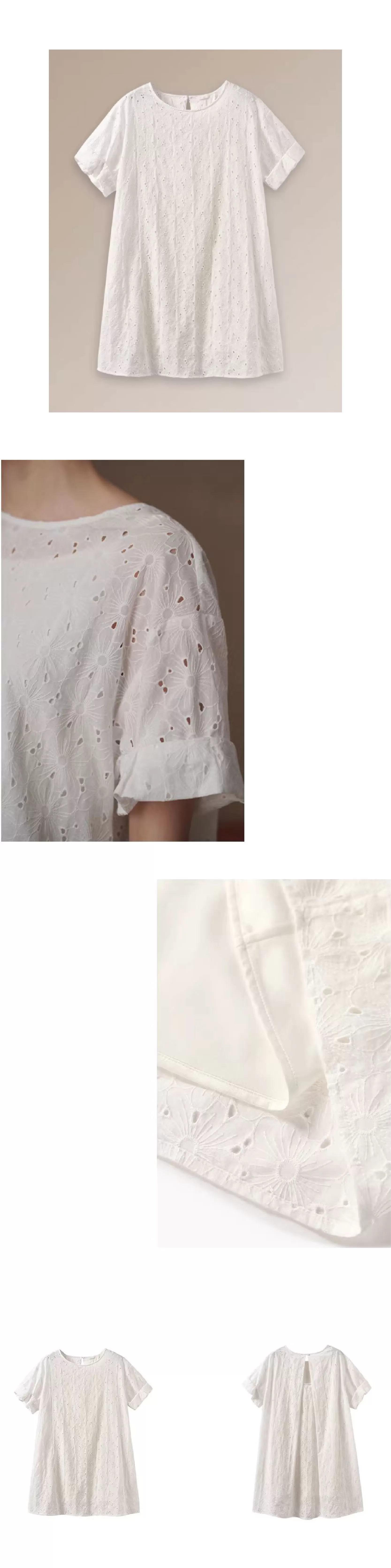 浪漫花園匠心之作100棉立體繡花A字顯瘦泡泡袖洋裝女,浪漫花園匠心之作100棉立體繡花A字顯瘦泡泡袖洋裝女,HBFS7007,浪漫花園匠心之作100棉立體繡花A字顯瘦泡泡袖洋裝女,吸濕排汗,版型修飾