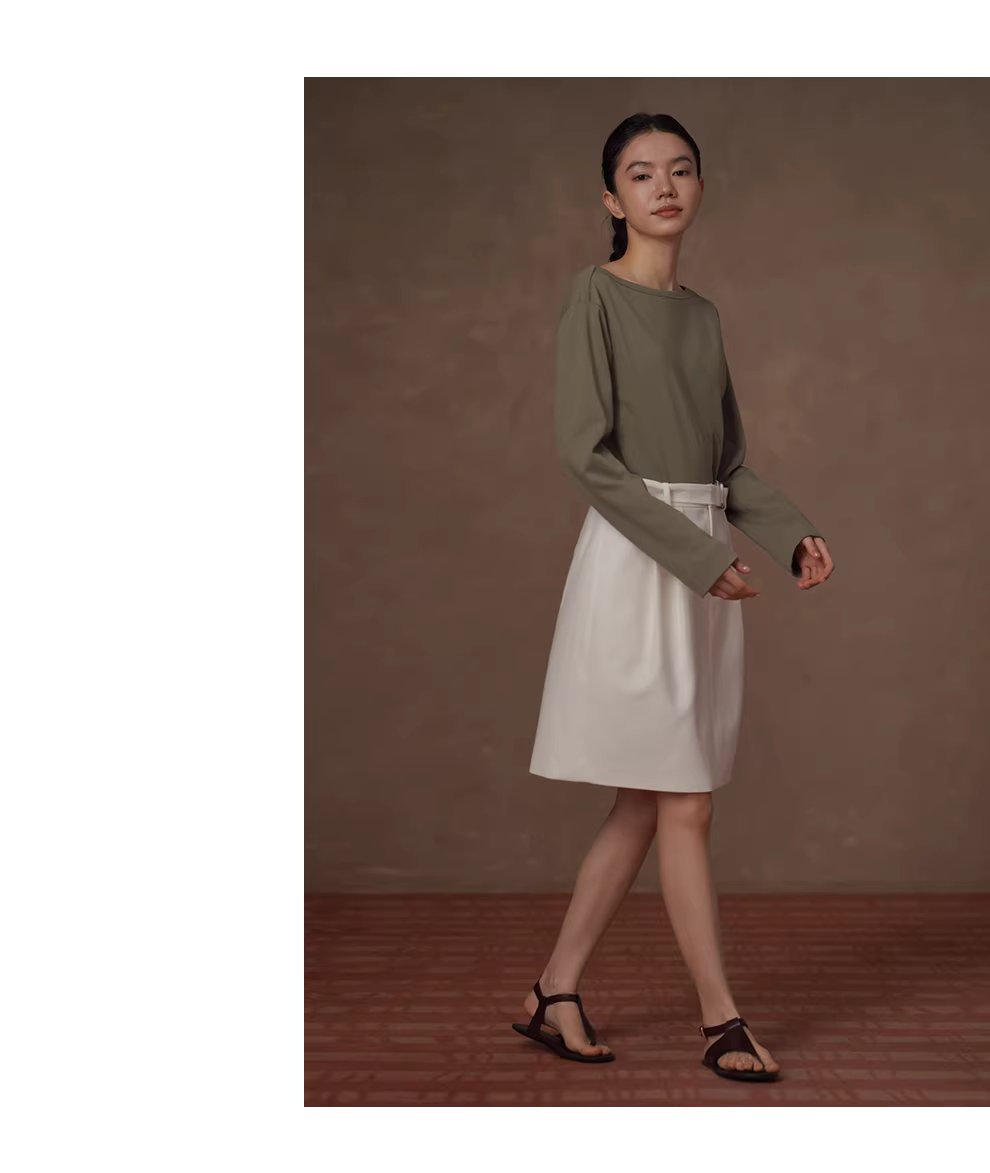 春日雲清爽實用半身裙顯瘦壓褶A子版型短版通勤裙,春日雲清爽實用半身裙顯瘦壓褶A子版型短版通勤裙,HBFS2004,春日雲清爽實用半身裙顯瘦壓褶A子版型短版通勤裙,鬆弛氛圍感,A字版修身