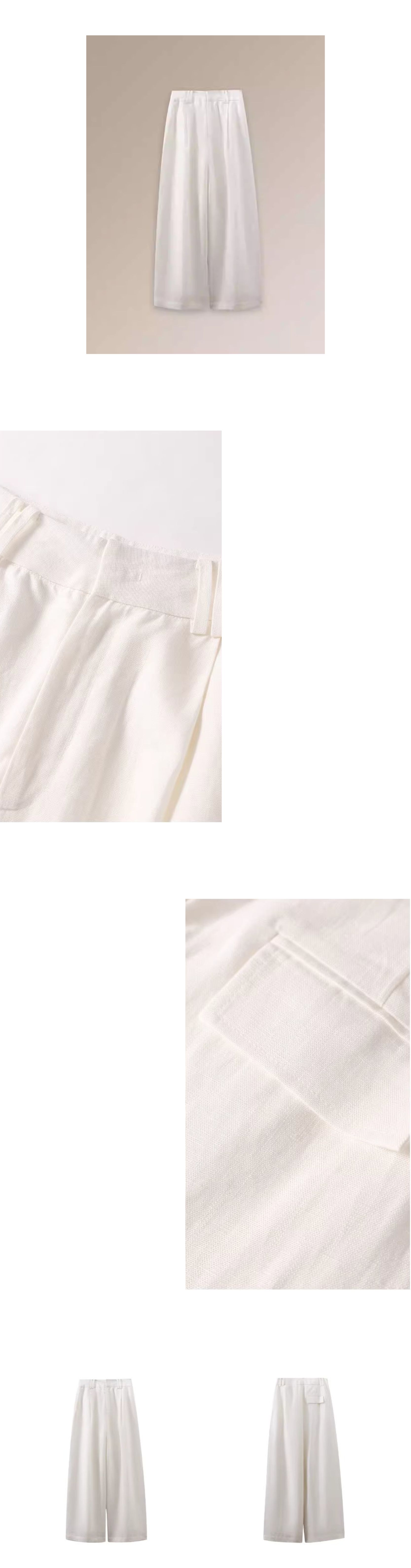 老錢典範顯瘦鬆弛感透氣亞麻萊賽爾寬鬆通勤闊腿長褲女,老錢典範顯瘦鬆弛感透氣亞麻萊賽爾寬鬆通勤闊腿長褲女,HBFS3011,老錢典範顯瘦鬆弛感透氣亞麻萊賽爾寬鬆通勤闊腿長褲女,透氣不悶,加寬腰頭