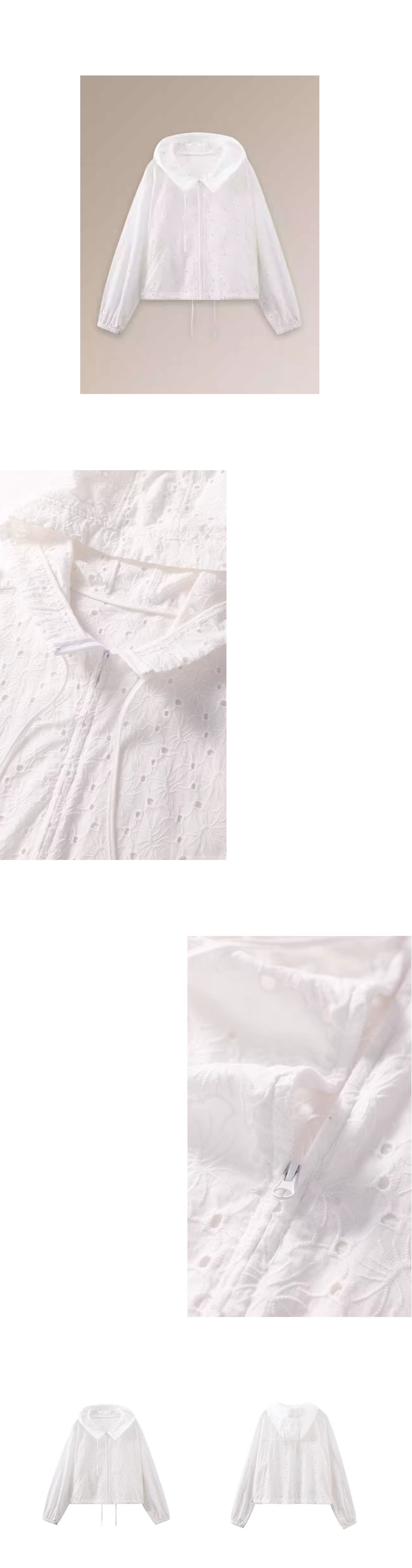 訂製立體鏤空繡100棉透氣寬鬆顯瘦長袖連帽休閒外套女,訂製立體鏤空繡100棉透氣寬鬆顯瘦長袖連帽休閒外套女,HBFS5009,訂製立體鏤空繡100棉透氣寬鬆顯瘦長袖連帽休閒外套女,鏤空繡花,全棉親膚