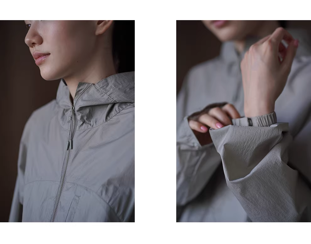 輕薄海苔工裝輕戶外上衣透氣寬鬆顯瘦拉鍊連帽沖風衣女,輕薄海苔工裝輕戶外上衣透氣寬鬆顯瘦拉鍊連帽沖風衣女,HBFS1059,輕薄海苔工裝輕戶外上衣透氣寬鬆顯瘦拉鍊連帽沖風衣女,半開連帽,透氣性佳