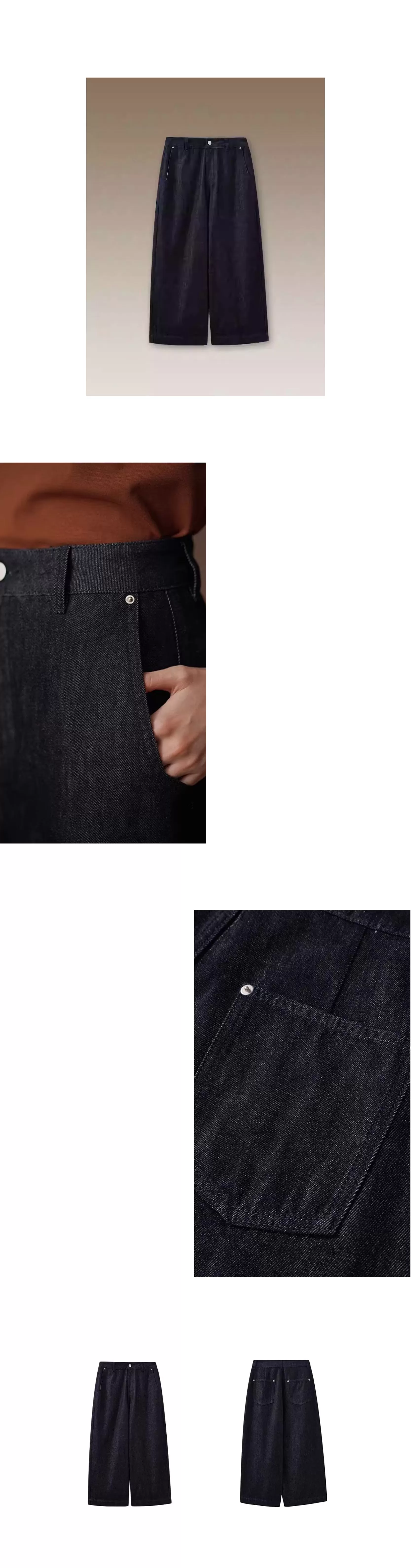 品質高棉丹寧直筒褲型修飾腿型寬鬆高腰顯瘦八分牛仔褲,品質高棉丹寧直筒褲型修飾腿型寬鬆高腰顯瘦八分牛仔褲,HBFS3021,品質高棉丹寧直筒褲型修飾腿型寬鬆高腰顯瘦八分牛仔褲,親膚透氣,直筒修飾