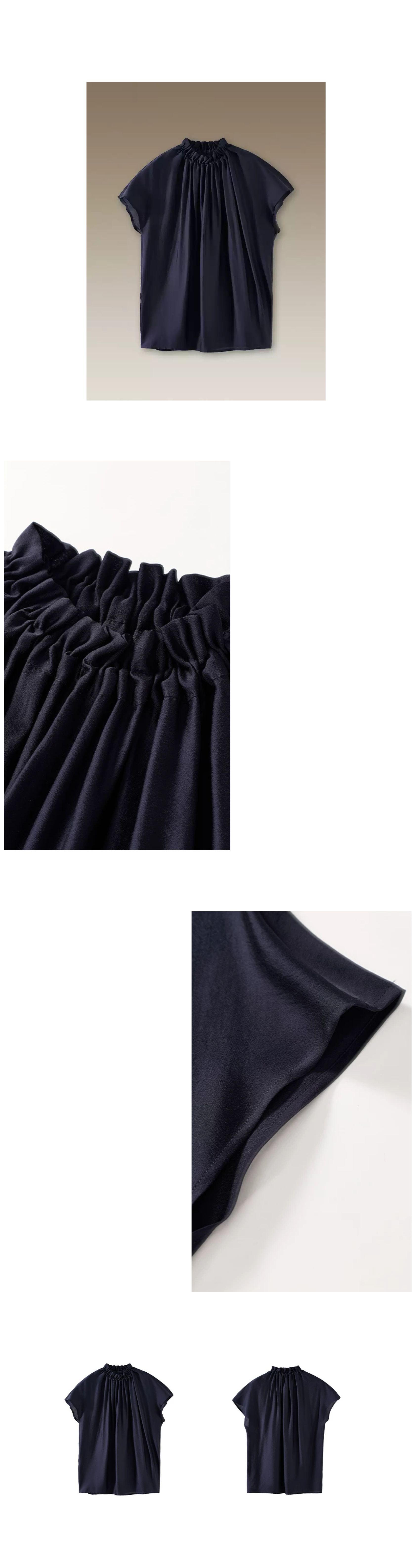 品質光澤緞感垂墜順滑捏褶花邊立領通勤顯瘦蝙蝠袖襯衫,品質光澤緞感垂墜順滑捏褶花邊立領通勤顯瘦蝙蝠袖襯衫,HBFS1102,品質光澤緞感垂墜順滑捏褶花邊立領通勤顯瘦蝙蝠袖襯衫,質感面料,木耳立領