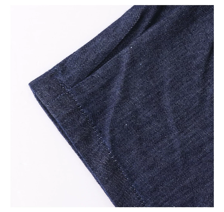 深藍色插肩袖單排扣牛仔襯衫女夏季新款寬鬆圓領上衣,深藍色插肩袖單排扣牛仔襯衫女夏季新款寬鬆圓領上衣,HBFS1104,深藍色插肩袖單排扣牛仔襯衫女夏季新款寬鬆圓領上衣,壓褶細節,俐落剪裁