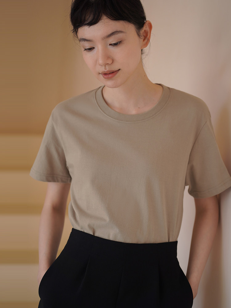 閉眼入系列寬鬆圓領T卹男女同款基本款100棉短袖上衣,閉眼入系列寬鬆圓領T卹男女同款基本款100棉短袖上衣,HBES1095,閉眼入系列寬鬆圓領T卹男女同款基本款100棉短袖上衣,包色推薦,全棉面料